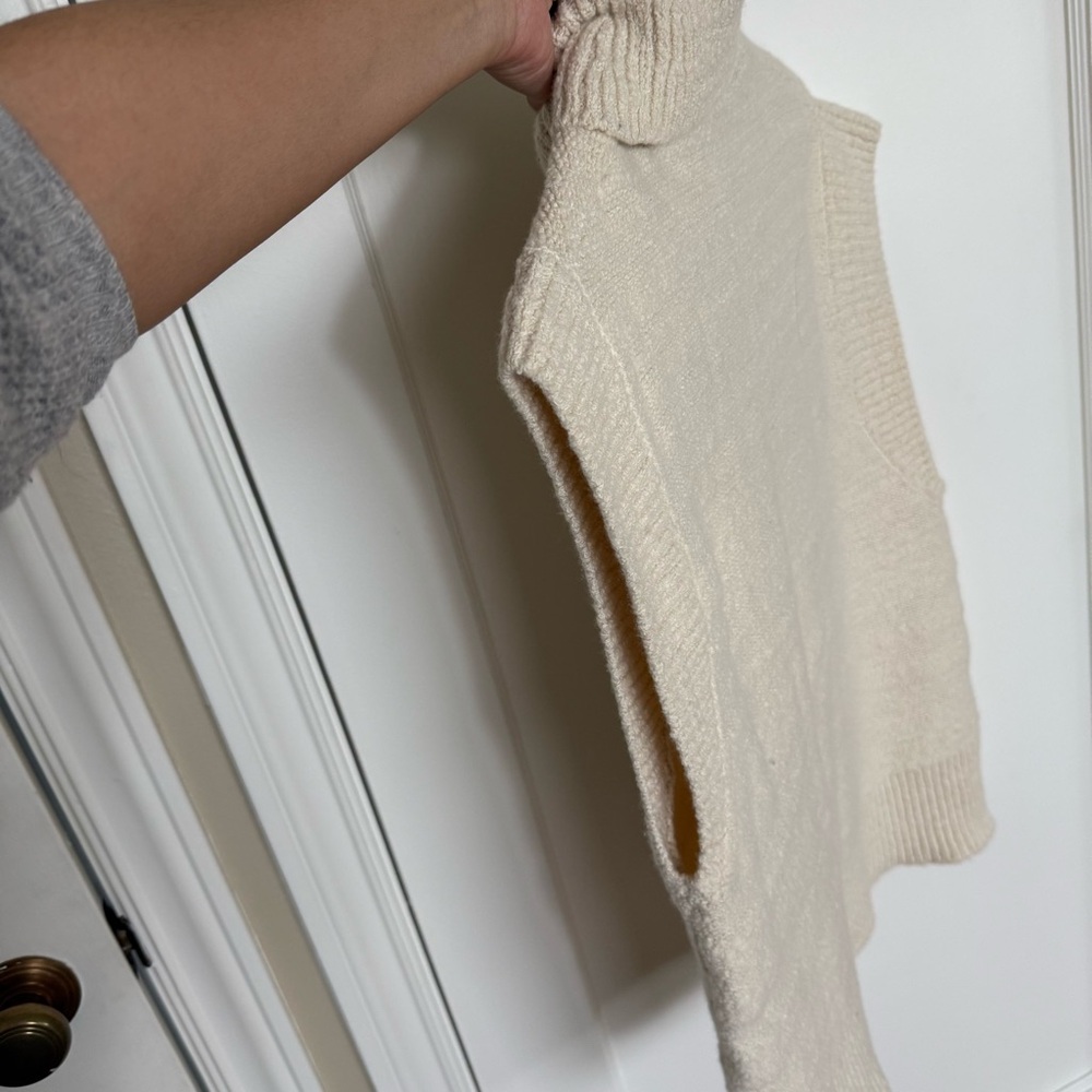 COS Textured Roll Neck Sweater Vest - Picture 8 of 11